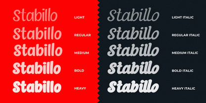 Stabillo Font Poster 2