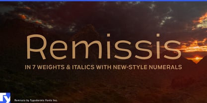 Remissis Font Poster 1