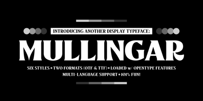 Mullingar Font Poster 2