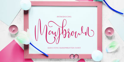 Maybrown Font Poster 3