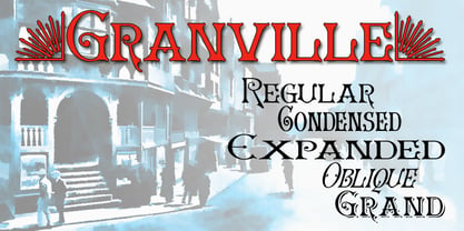 Granville Font Poster 1