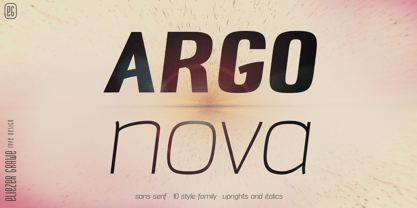 Argo Nova Font Poster 1
