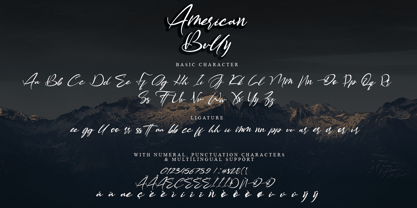 American Bulldog Font Poster 9