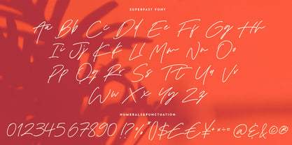 Superfast Font Poster 13