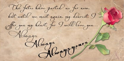 Always Font Poster 3