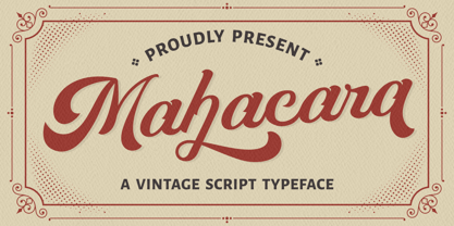 Mahacara Font Poster 1