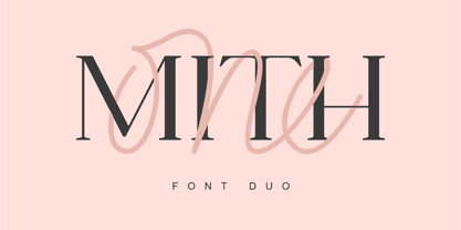 One Mith Font Poster 2