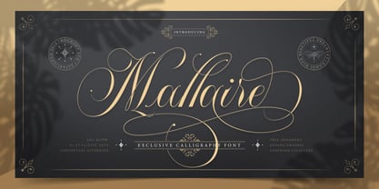 Mallaire Font Poster 1