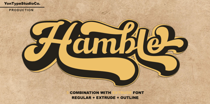 Hamble Font Poster 1