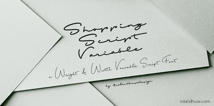 Shopping Script Font Poster 1