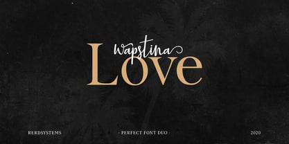 Wapstina Love Font Poster 1
