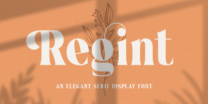 Regint Font Poster 1