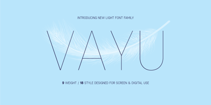 Vayu Sans Font Poster 1