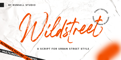 Wildstreet Font Poster 1