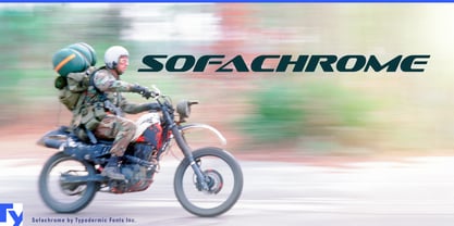 Sofachrome Font Poster 1