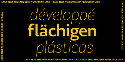 Laca Text Font Poster 3