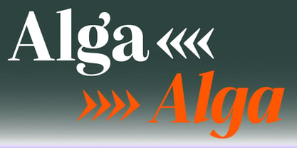 Alga Font Poster 1