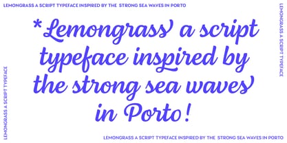 Lemongrass Font Poster 12