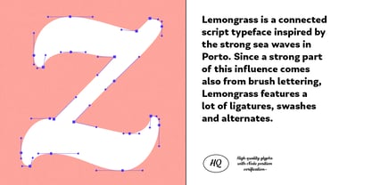 Lemongrass Font Poster 4