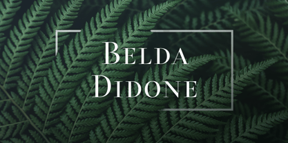 Belda Didone Font Poster 1