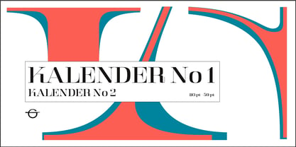 Kalender Serif Police Poster 15