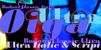 Bodoni Classic Ultra Font Poster 2