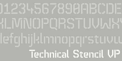 Technical Stencil VP Fuente Póster 1