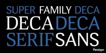 Deca Sans Police Poster 6