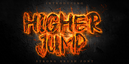 Higher Jump Font Poster 1