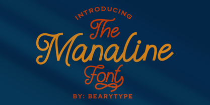 Manaline Font Poster 1