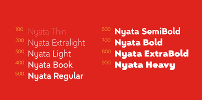 Nyata Font Poster 3