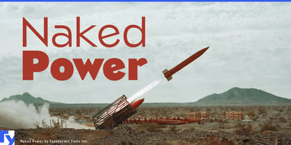 Naked Power Font Poster 1