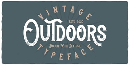 Outdoors Font Poster 3