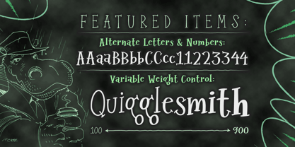 Quigglesmith Font Poster 3