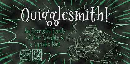 Quigglesmith Font Poster 1