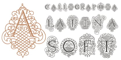 Calligraphia Latina Soft Font Poster 2