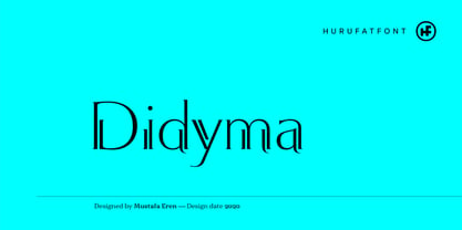Didyma Font Poster 1