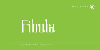 Fibula Font Poster 1
