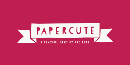 Papercute Font Poster 1