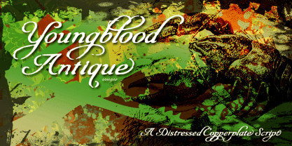 Youngblood Antique Font Poster 4