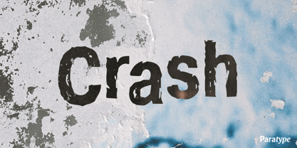 Crash Font Poster 1