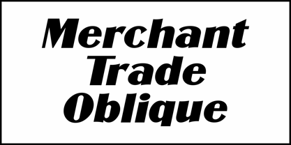 Merchant Trade JNL Font Poster 4