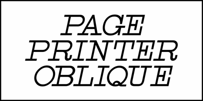Page Printer JNL Font Poster 4