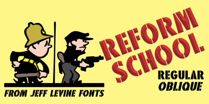 Reform School JNL Font Poster 1