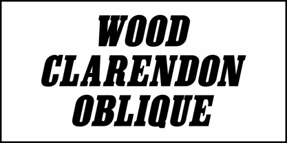 Wood Clarendon JNL Font Poster 4
