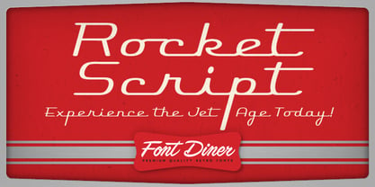 Rocket Script Font Poster 1