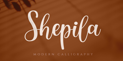 Shepila Font Poster 1