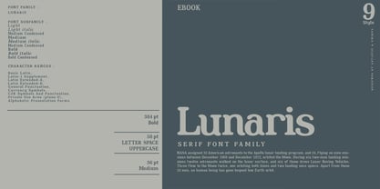 Lunaris Font Poster 8