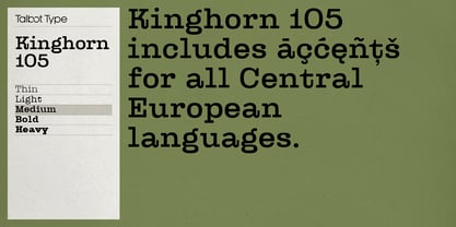 Kinghorn 105 Font Poster 9