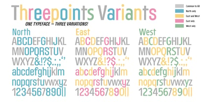 Threepoints North Font Poster 6